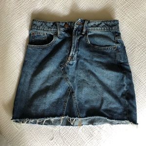 Denim Mini Skirt